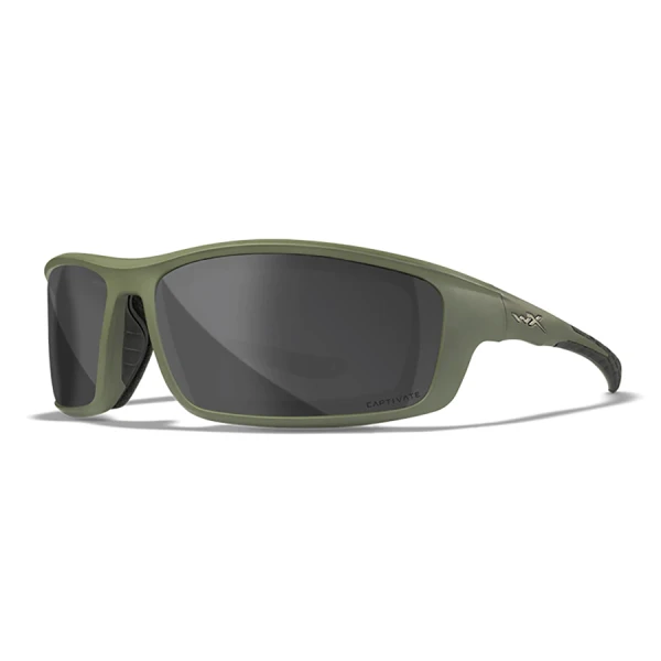 Wiley X GRID Captivate Pol Grey Matte Utility Green