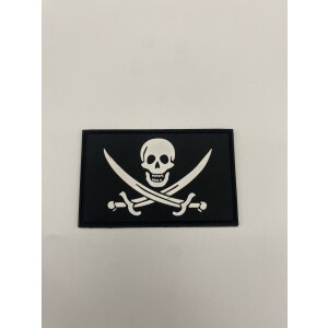 Pirate skull with sabres Patch