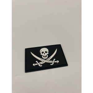 Pirate skull with sabres Patch