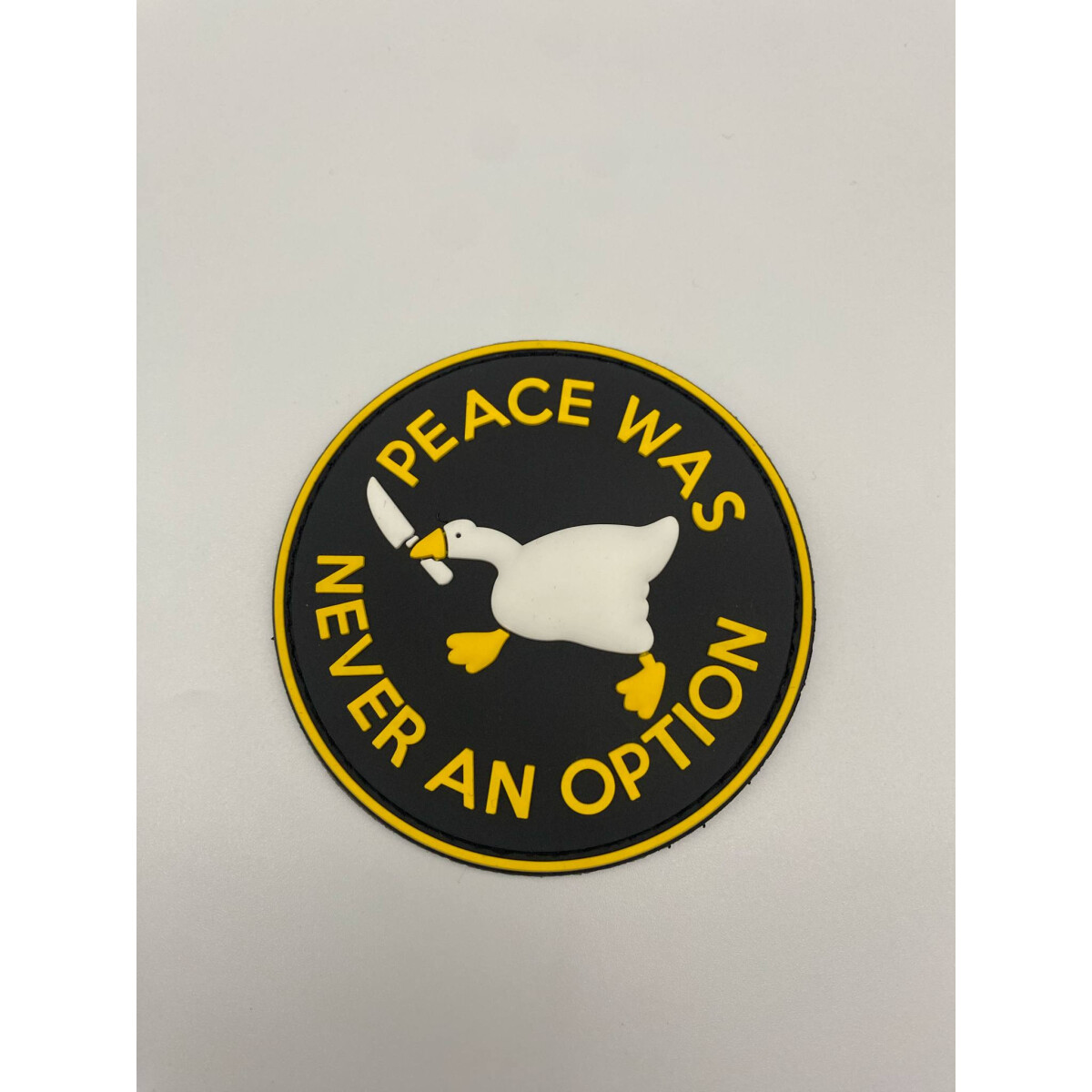 Peace was never an option Patch